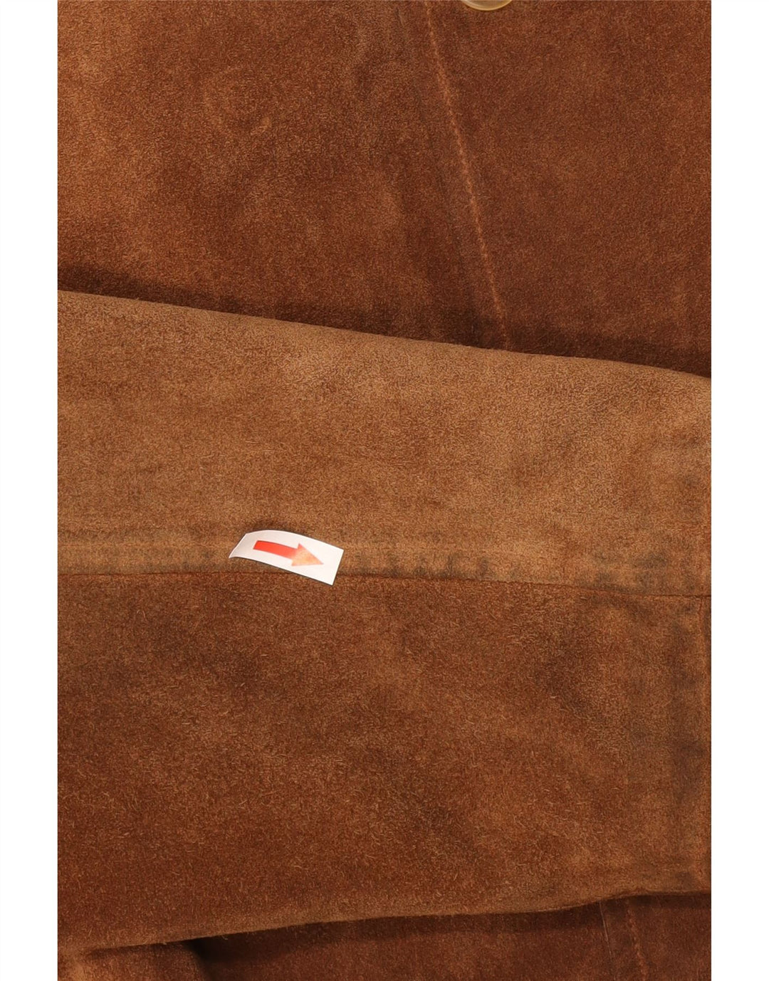 Vintage Herren Wildlederjacke IT 54 2XL Braunes Leder