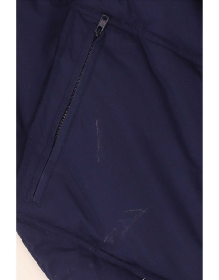 Diadora Herren Reversible Wattierte Jacke UK 36 Small Blau Polyester