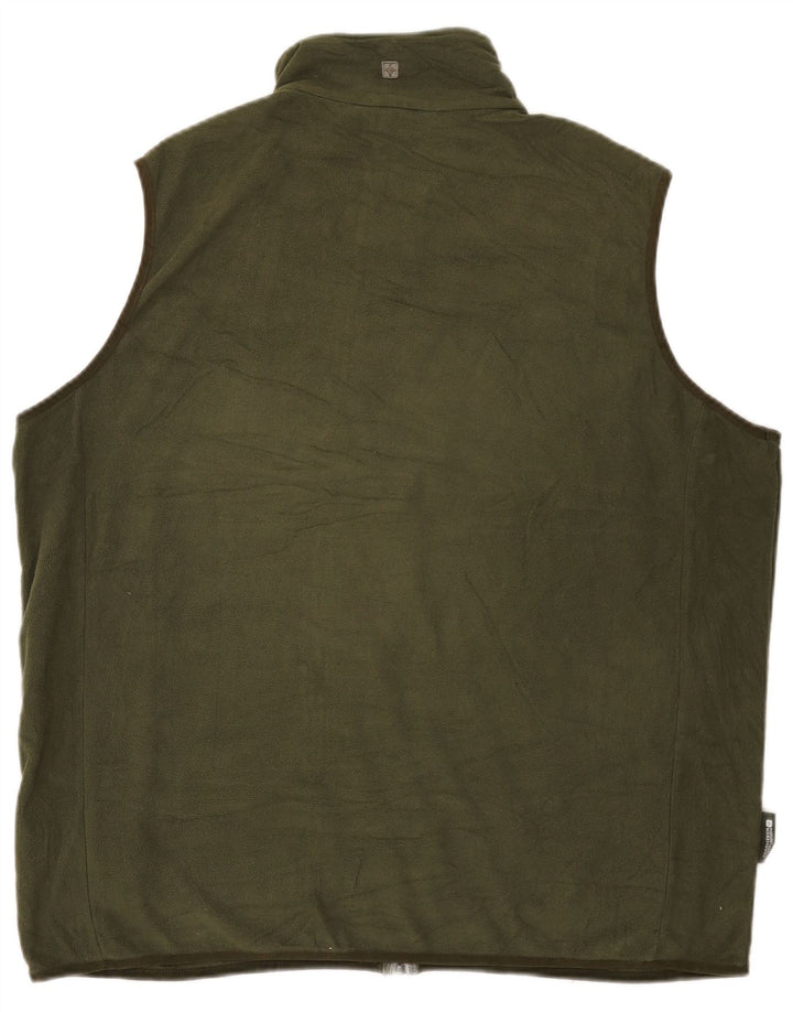 Mountain Warehouse Herren-Fleeceweste, UK 42, XL, Khaki, Polyester