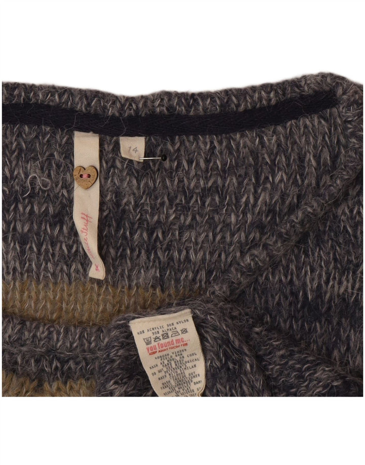 White Stuff Damen-Pullover mit U-Boot-Ausschnitt, Gr. 42, Größe L, mehrfarbig