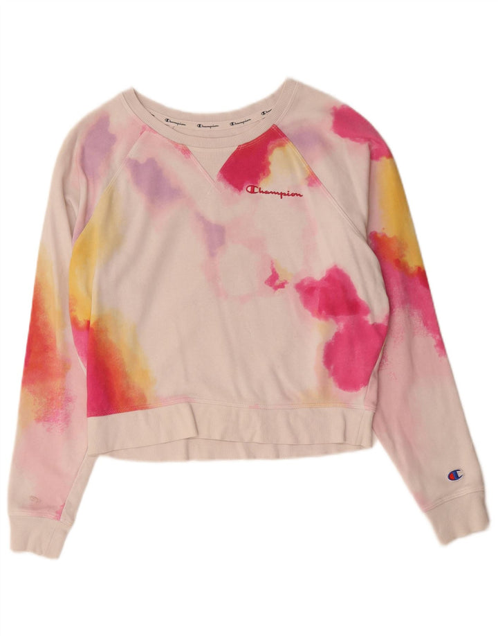 Champion Womens Loose Fit Sweatshirt Pullover UK 14 Medium Mehrfarbig