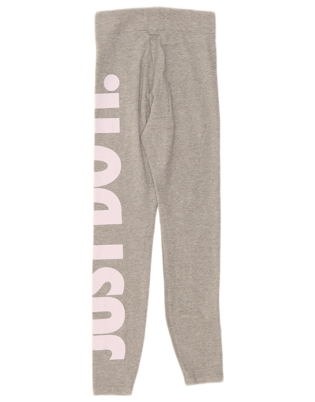 Nike Womens Graphic Leggings UK 4 XS Graue Baumwolle