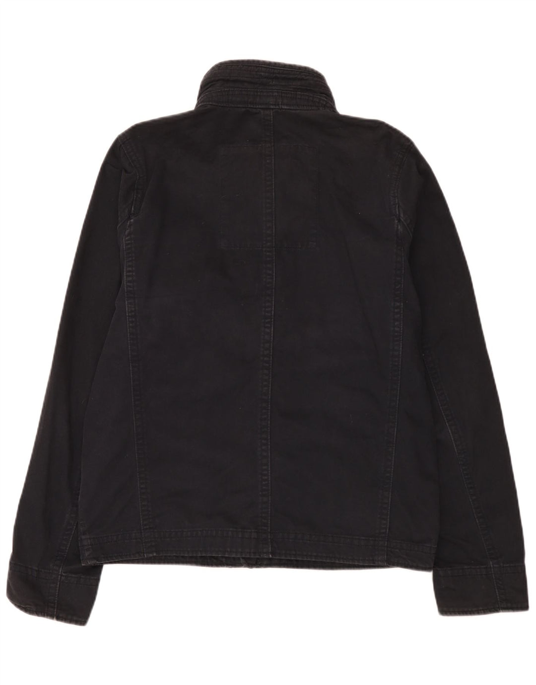 Hollister Herren Utility Jacke UK 42 XL Schwarz Baumwolle
