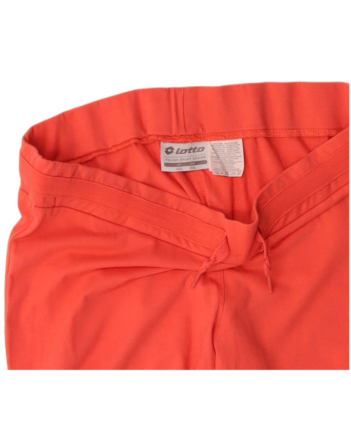 LOTTO Herren Bermuda Sport Shorts 2XL Orange Baumwolle