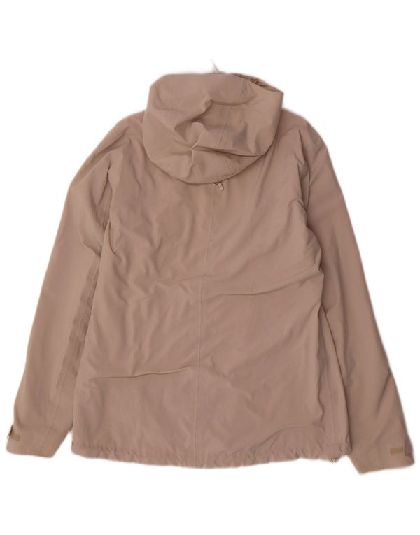 Jack Wolfskin Damen-Regenjacke mit Kapuze, UK 12, mittelrosa, Polyester