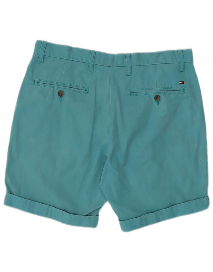 Tommy Hilfiger Herren Chinoshorts W32 Medium Türkis Baumwolle
