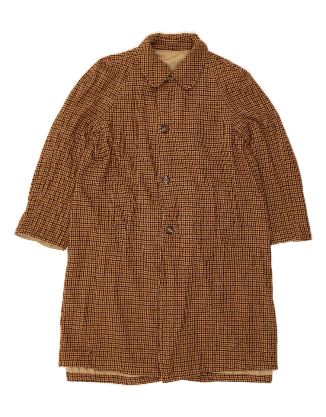 TREND IN TREVIRA Herren Wendemantel UK 38 Mittelbeige Polyester