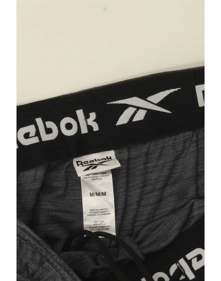 Reebok Herren Sportshorts mittelgraues Polyester