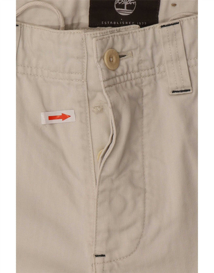 Timberland Herren-Chinoshorts mit normaler Passform, Größe M, W30, Beige