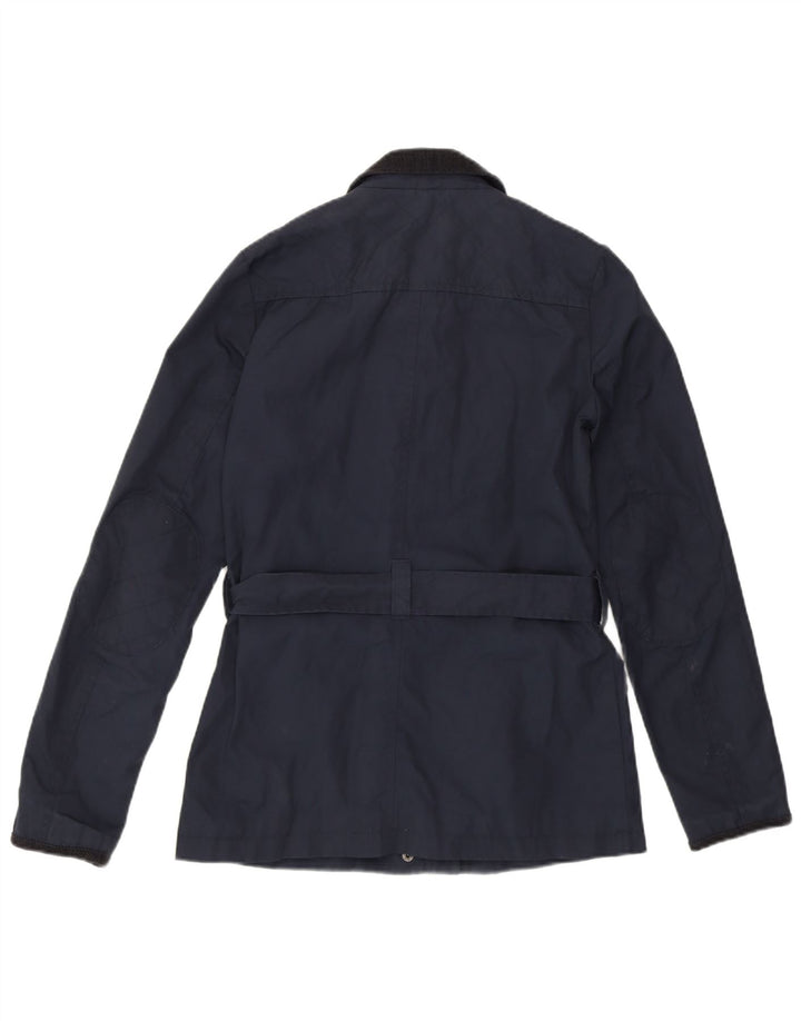 FAT FACE Damen-Utility-Jacke UK 8 Small Marineblaues Polyester