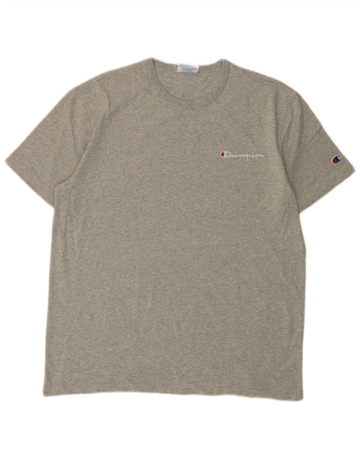 CHAMPION Heritage T-Shirt-Oberteil für Herren, groß, grau gesprenkelte Baumwolle