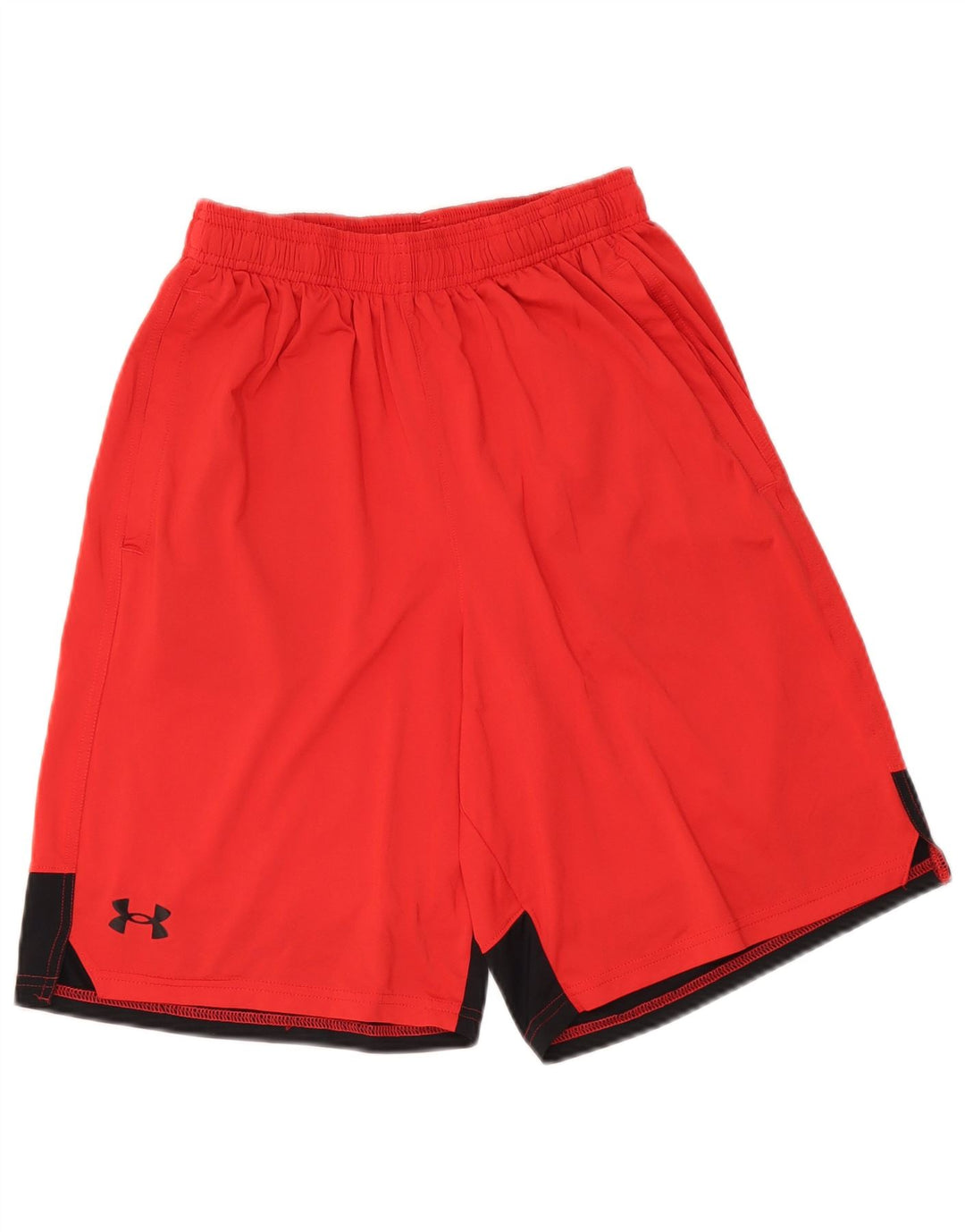 UNDER ARMOUR Herren-Sportshorts Mittelrotes Farbblock-Polyester