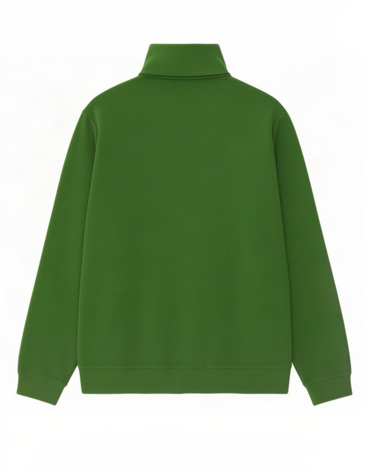 Campagnolo Herren-Fleecepullover mit Reißverschluss, XL, grünes Polyester