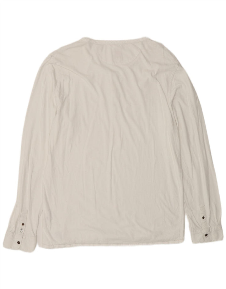 Scotch & Soda Damen Top Langarm UK 18 XL Weiß