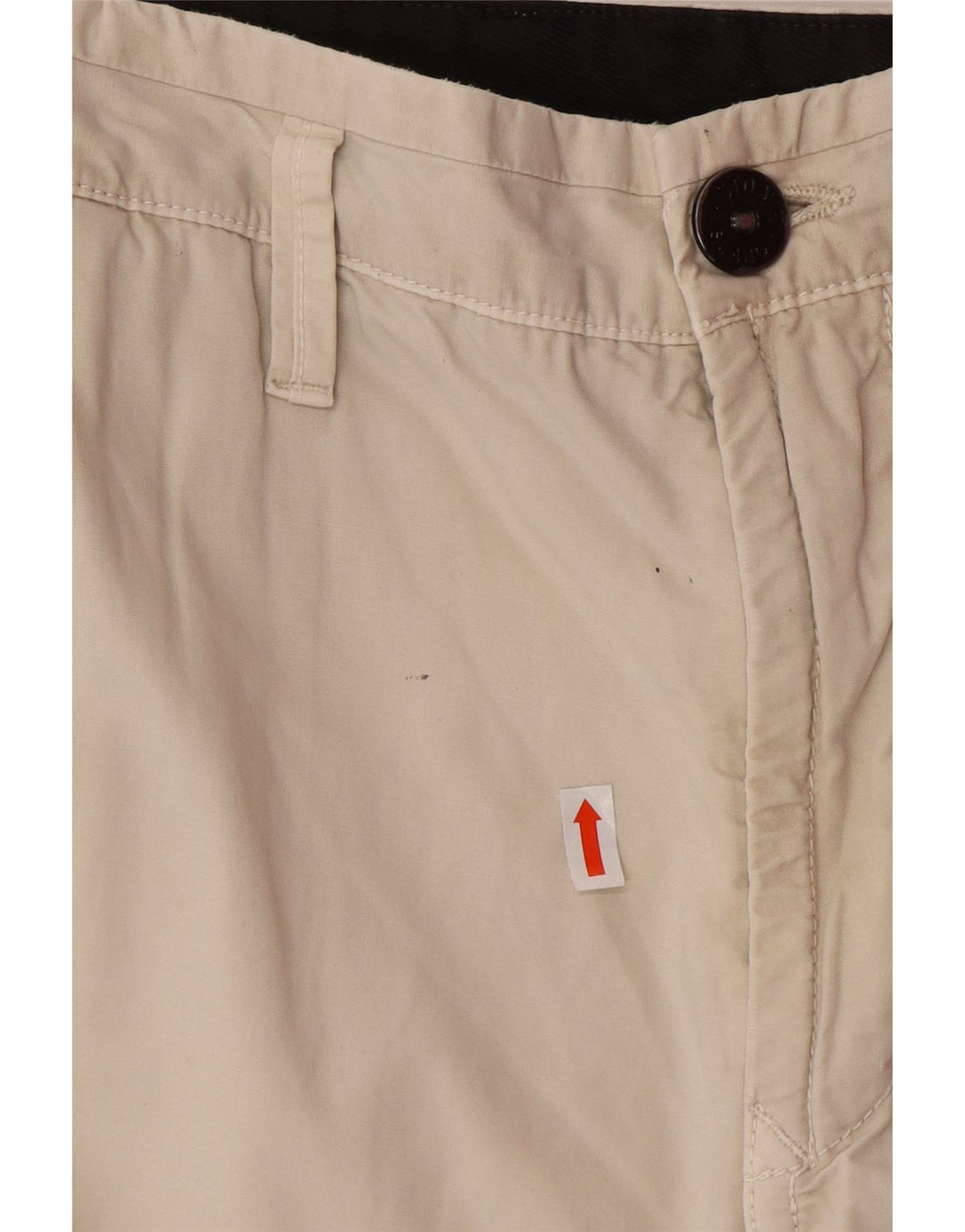 STONE ISLAND Herren Slim Cargohose W29 L29 Beige Baumwolle