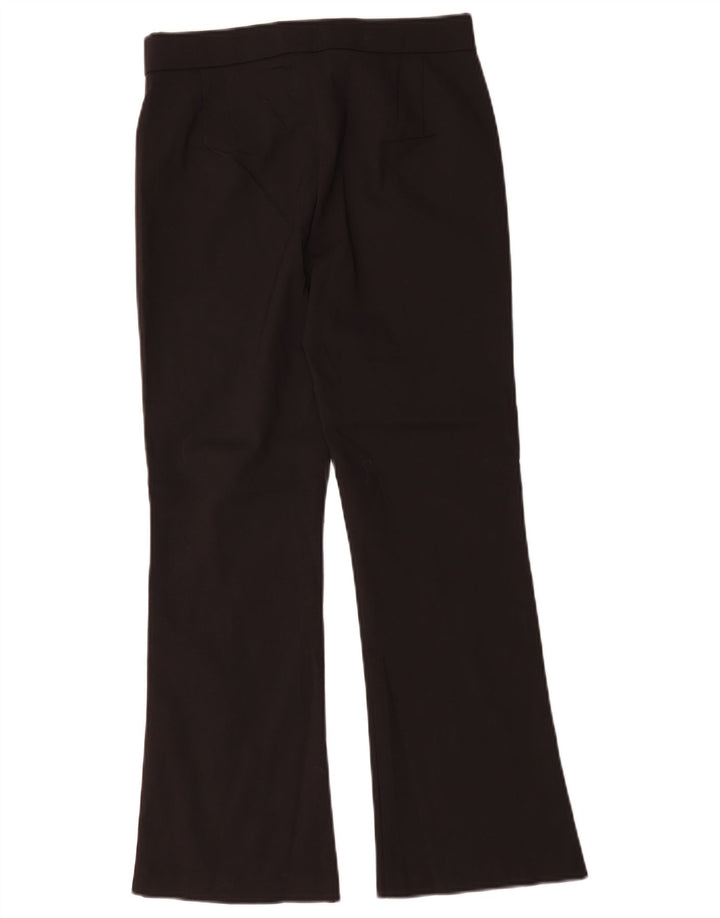 Zara Damen Bootcut Freizeithose Medium W28 L26 Schwarze Baumwolle