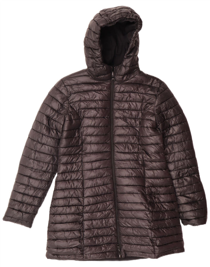 CIESSE PIUMINI Womens Hooded Reversible Padded Jacket UK 16 Large Black