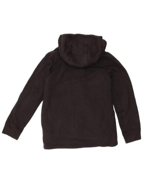 Nike Mädchen-Kapuzenpullover mit Reißverschluss, 13–14 Jahre, XL, schwarze Baumwolle