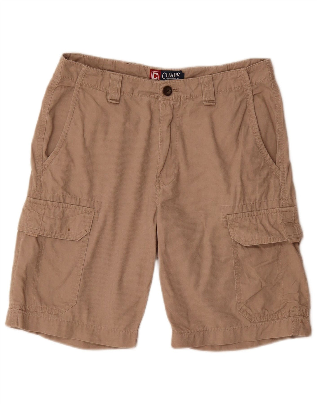 Chaps Herren Cargoshorts W30 Mittelbeige Baumwolle