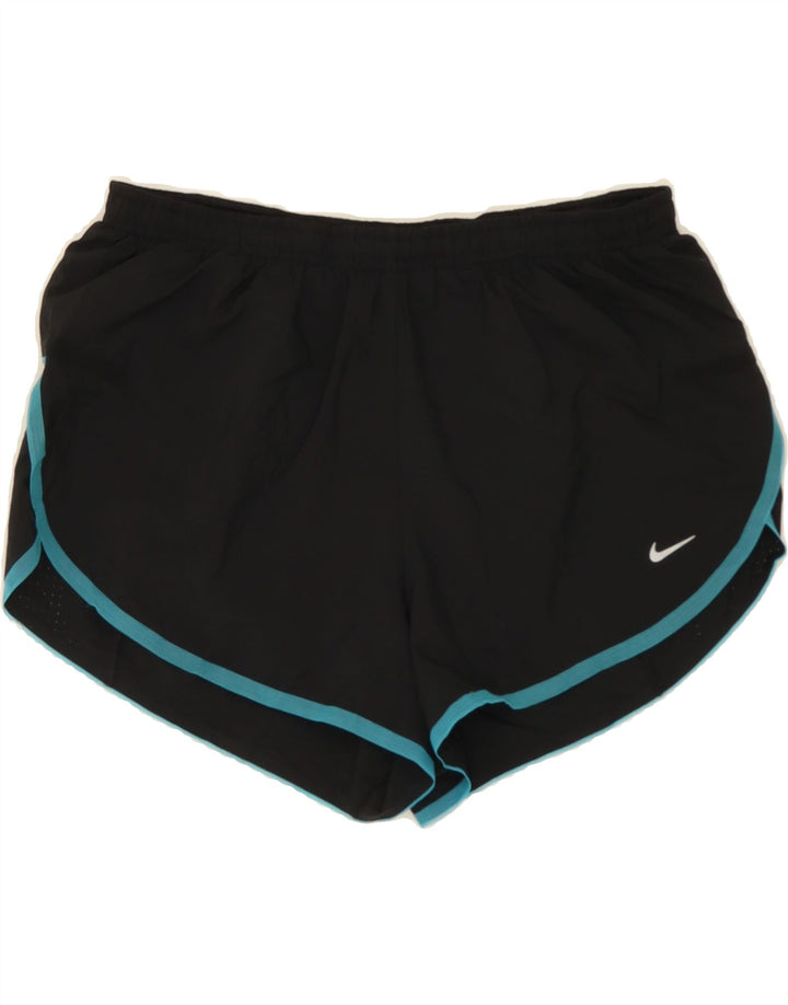 NIKE Womens Dri Fit Sport Shorts UK 14 Medium  Black Vintage Nike and Second-Hand Nike from Messina Hembry 