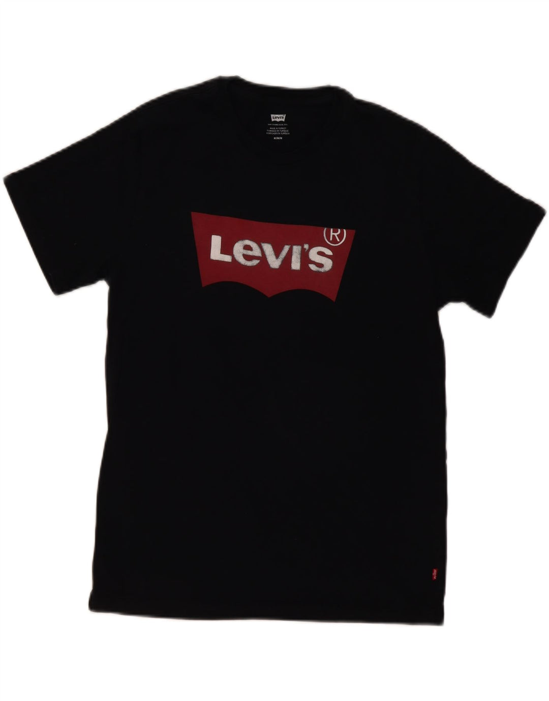 Levi's Herren-T-Shirt mit Grafik, mittelschwarze Baumwolle
