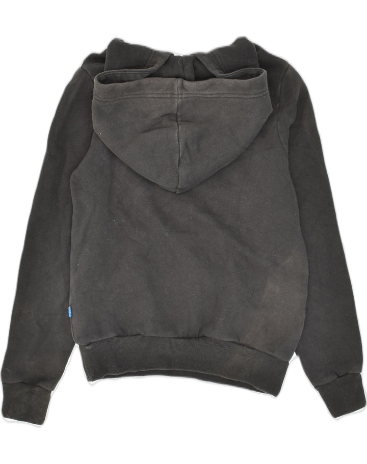 ADIDAS Womens Graphic Hoodie Jumper UK 8 Small Black Cotton | Vintage Adidas | Thrift | Second-Hand Adidas | Used Clothing | Messina Hembry 
