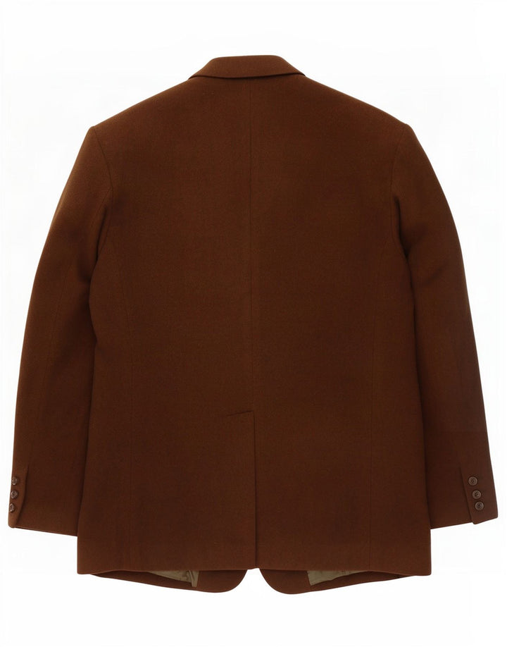 Rodrigo Herren 2-Knopf-Blazerjacke IT 52 XL Braune Wolle