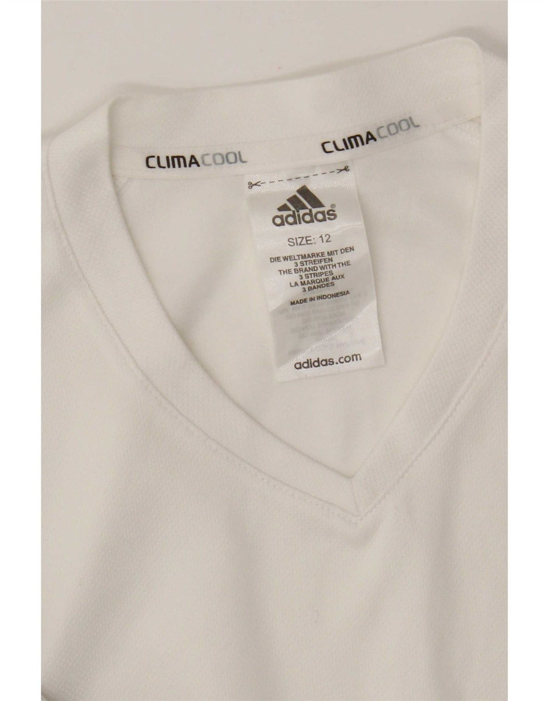 Adidas Damen Climacool Weste Top UK 12 Mittelweißes Colourblock-Polyester