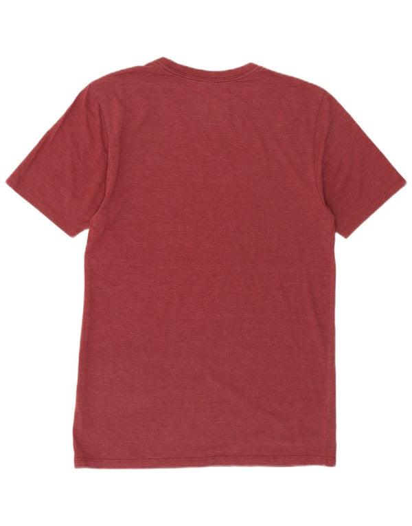 Hurley Premium Fit Grafik-T-Shirt für Herren, Größe S, Burgunderrot, Baumwolle