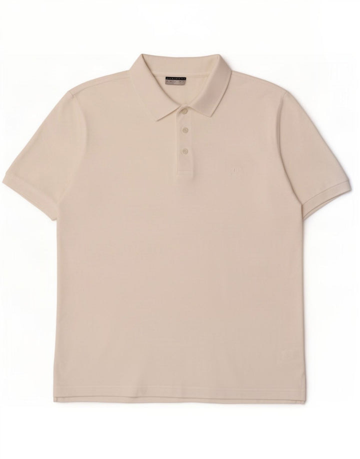 Belfe & Herren Poloshirt Mittelweiß