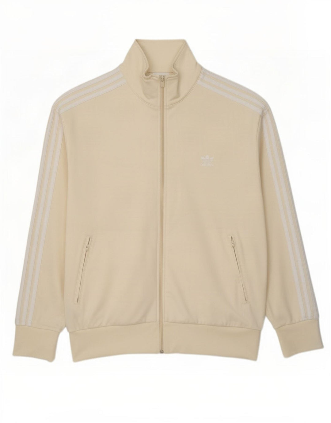 Adidas Herren Trainingsanzug Top Jacke XL Off White Polyester