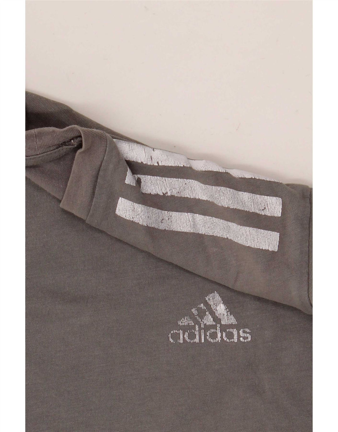 Adidas Herren T-Shirt Top mittelgraue Baumwolle
