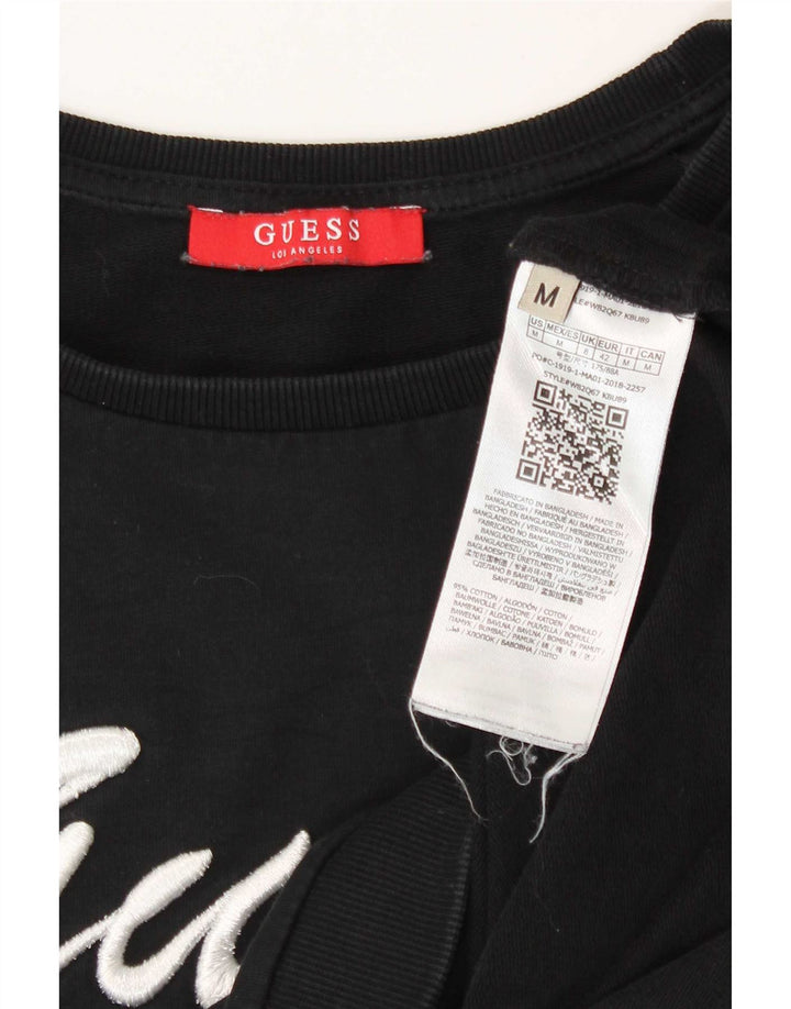Guess Damen-Sweatshirt mit Grafik, Größe S, Größe S, Schwarz, Baumwolle