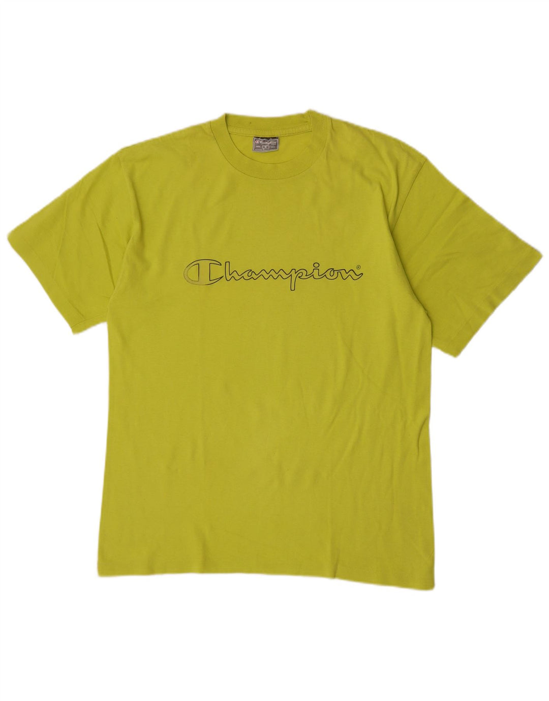 Champion Herren-T-Shirt mit Grafik, mittelgrüne Baumwolle