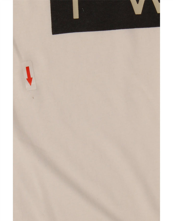 G-Star Herren-T-Shirt mit Grafik, Größe L, aus weißer Baumwolle