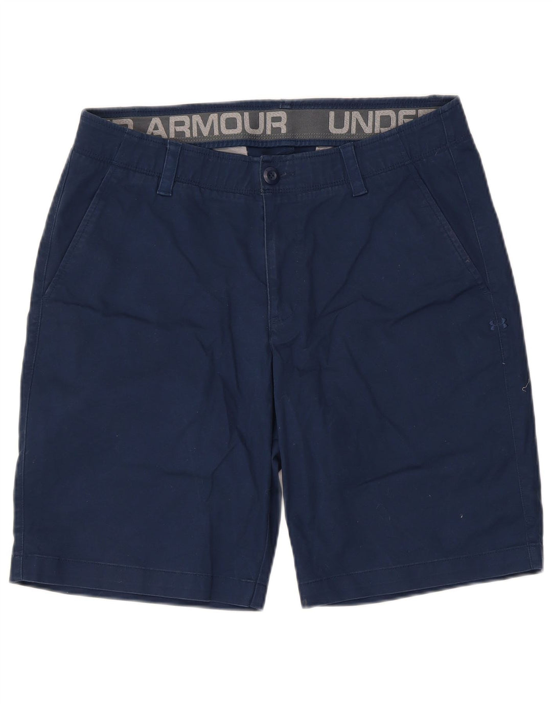 UNDER ARMOUR Herren-Chinoshorts W34, große marineblaue Baumwolle