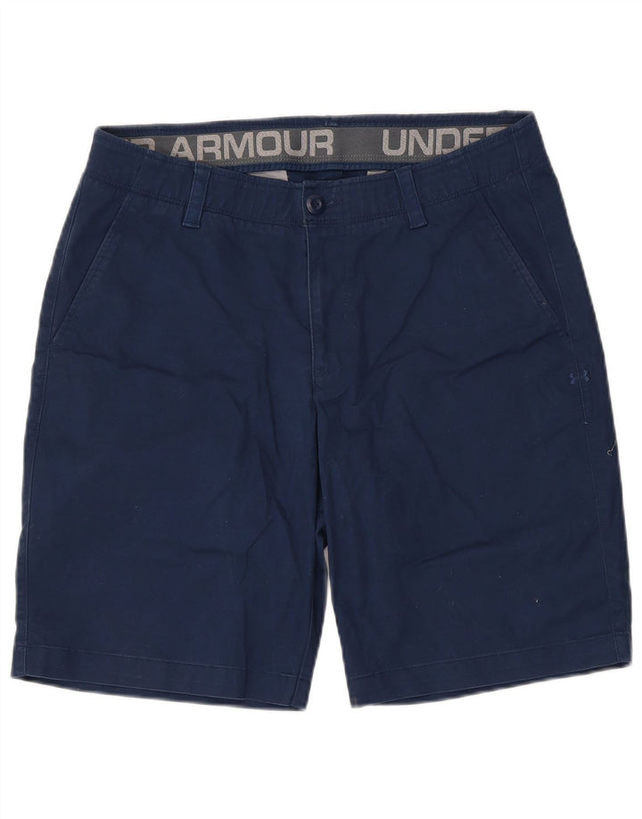 UNDER ARMOUR Herren-Chinoshorts W34, große marineblaue Baumwolle