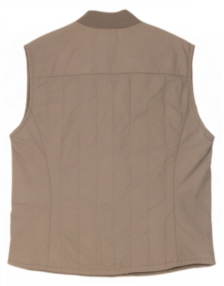 North Sails Herren Wattierte Weste UK 42 XL Beige Polyamid
