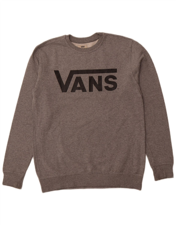 Vans Herren Grafik-Sweatshirt-Pullover, klein, grau gefleckt