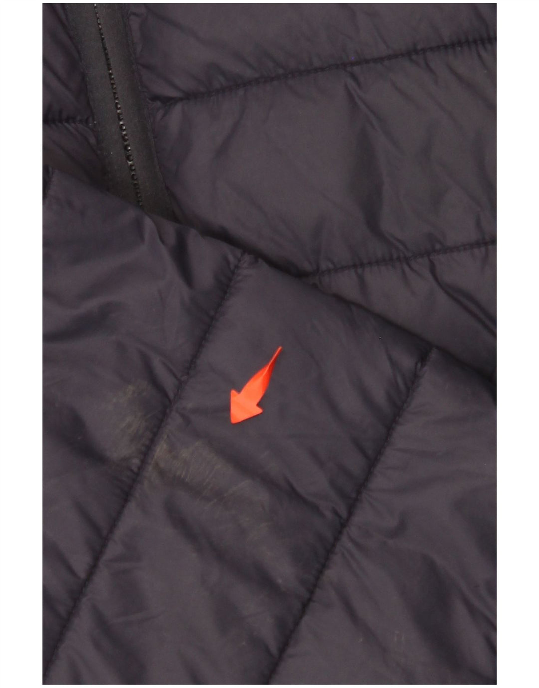 CREW CLOTHING Wattierte Damenjacke UK 16 Large Marineblaues Nylon