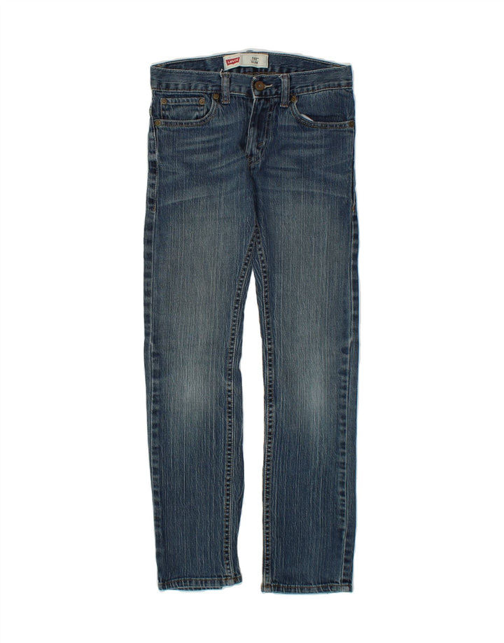 LEVI'S Boys 511 Slim Jeans 11-12 Years W26 L26 Blue Cotton Vintage Levi's and Second-Hand Levi's from Messina Hembry 