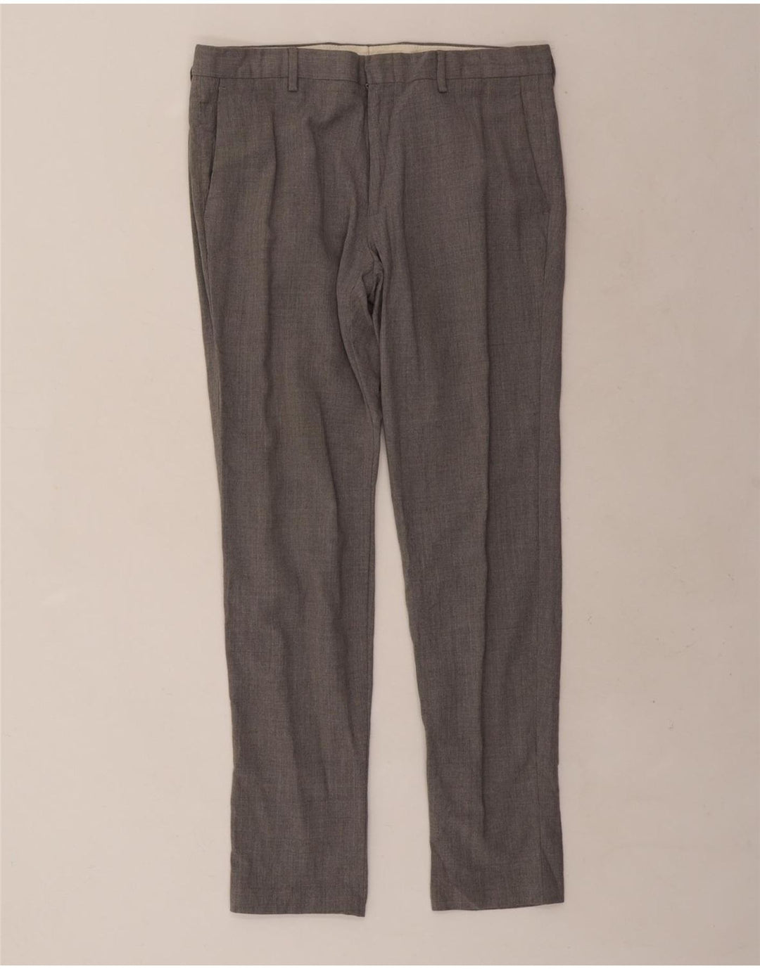 J. Crew Herren Ludlow Slim Anzughose W33 L30 Graue Wolle