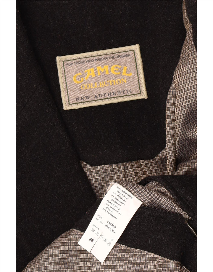 Camel Active Herren-Blazer mit 1 Knopf, UK 40, XL, schwarze Schurwolle