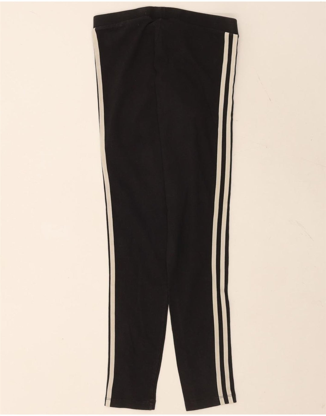Adidas Damen Leggings UK 8 Small Schwarz