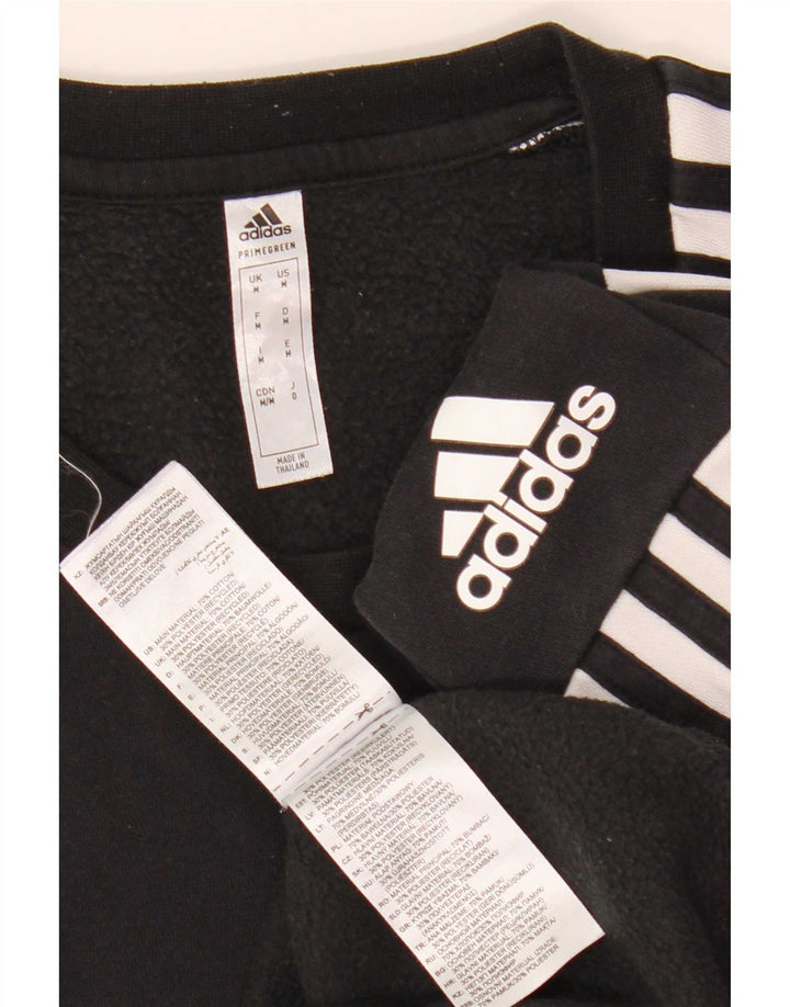 Adidas Herren Grafik-Sweatshirt-Pullover, mittelschwarz, Colourblock-Baumwolle