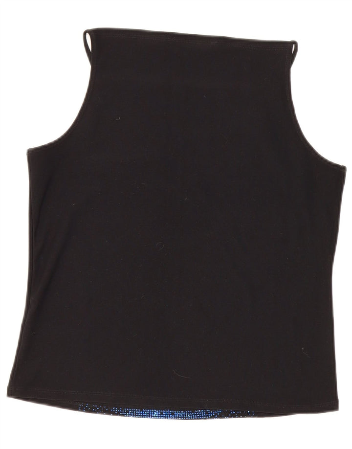 Dorothy Perkins Damen Cami Top UK 16 Large Schwarz Polyester