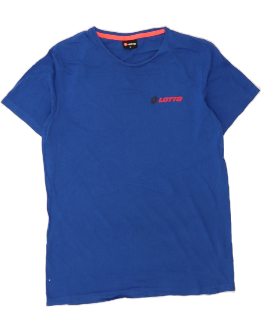 LOTTO Mens Graphic T-Shirt Top Medium Blue Cotton Vintage Lotto and Second-Hand Lotto from Messina Hembry 