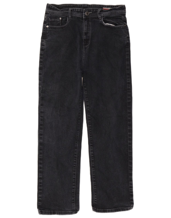 Tommy Hilfiger Herren Straight Jeans W32 L27 Schwarz