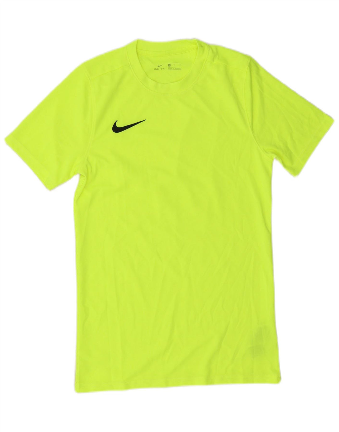 Nike Herren Dri Fit T-Shirt Top Small Grün Polyester