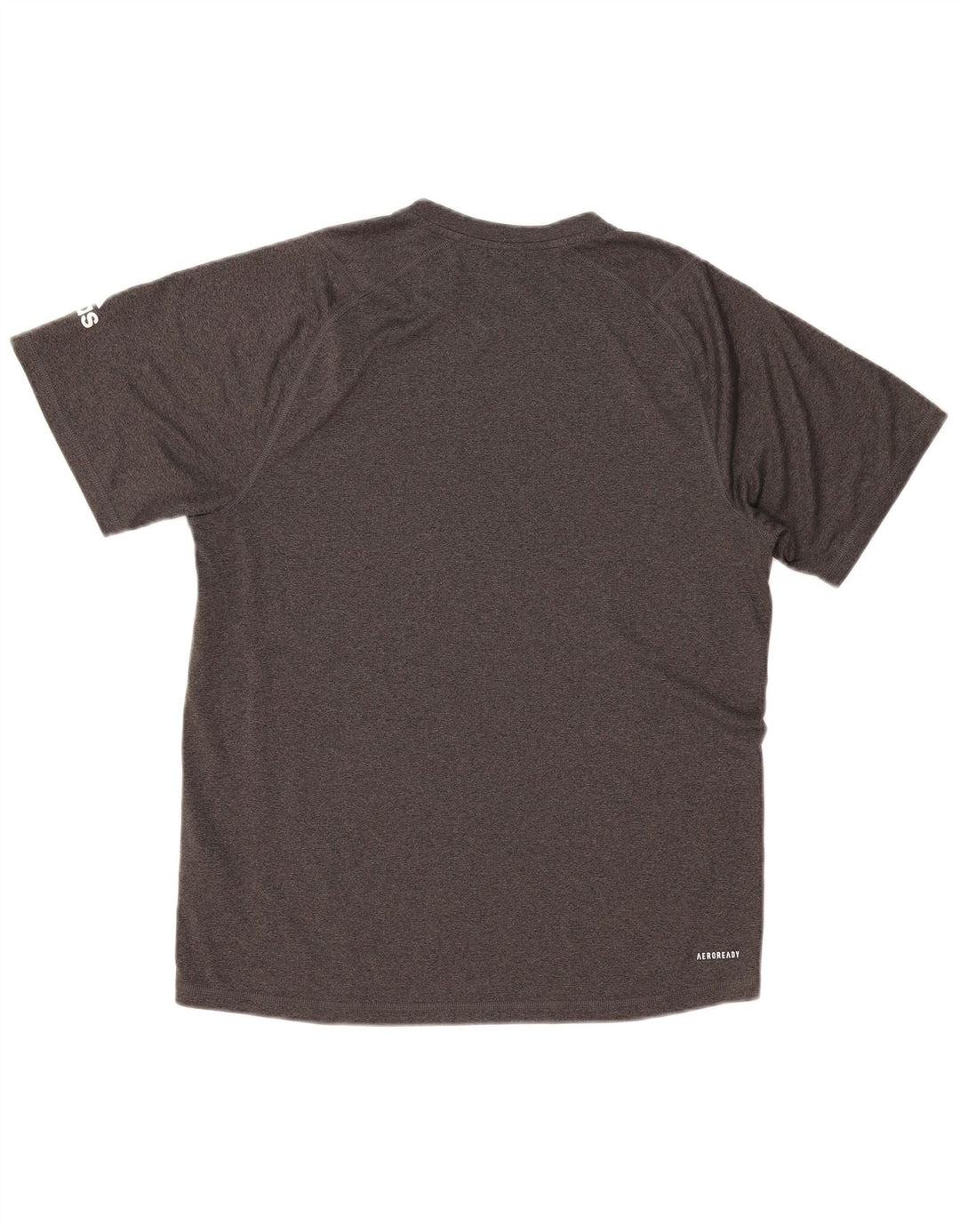 ADIDAS Herren Aeroready Graphic T-Shirt Top Mittelgraues Polyester